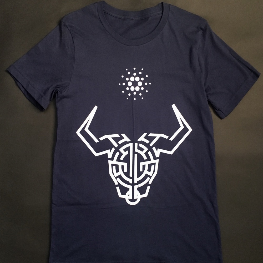 Blue ADA Cardano Daedalus wallet tees